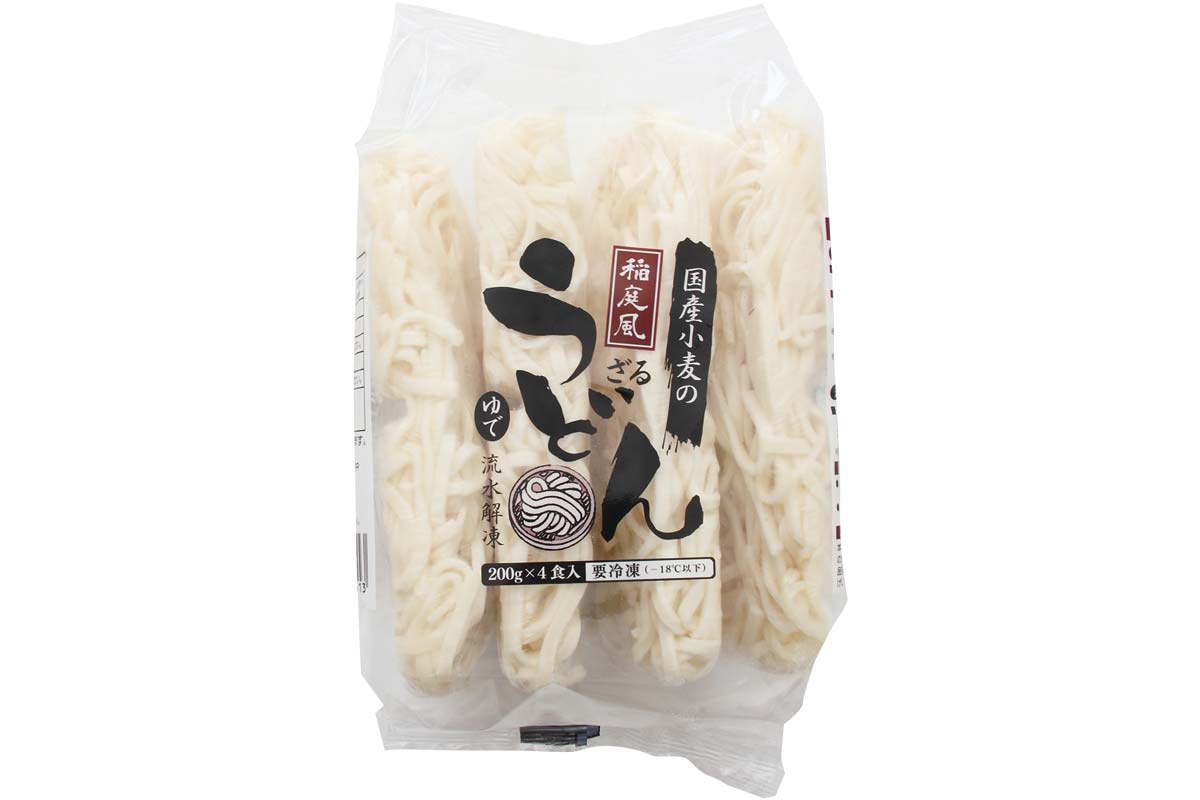 国産小麦の稲庭風ざるうどん