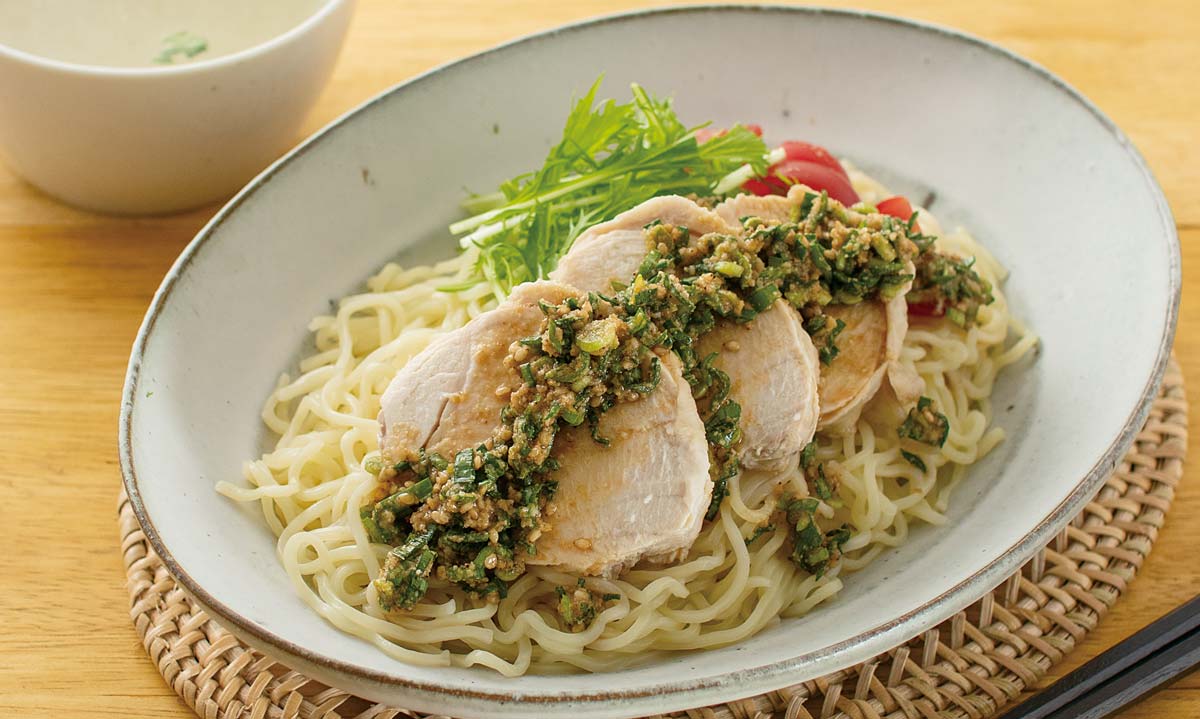 よだれ鶏風冷やし中華