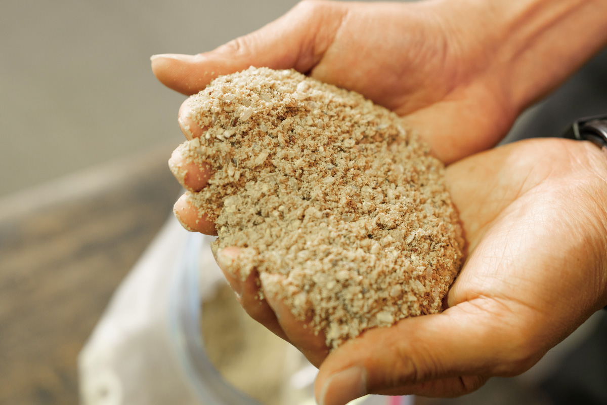 飼料米を加えた自家配合飼料