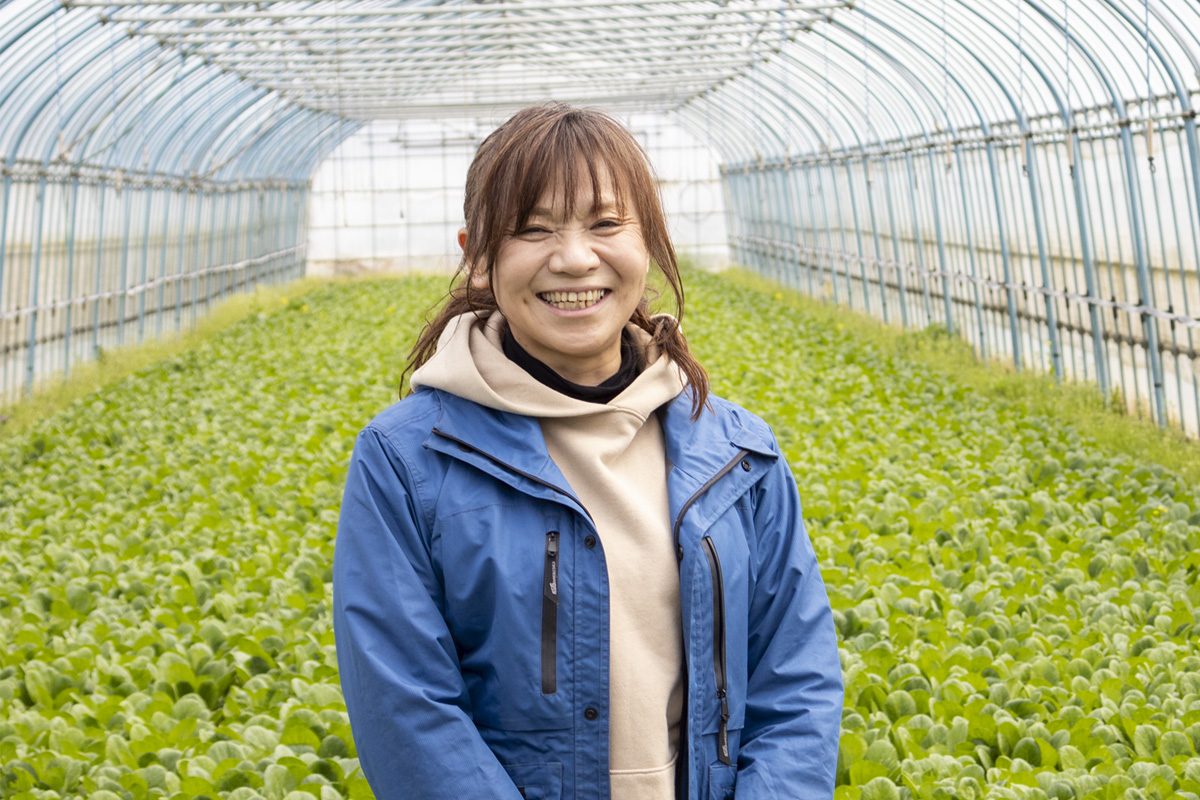 大郷みどり会生産者 佐藤 留美さん