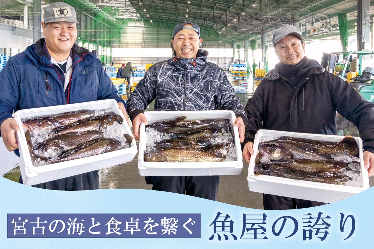 宮古の海と食卓を繋ぐ 魚屋の誇り~丸友しまかの鮮魚セット(下処理済み)~
