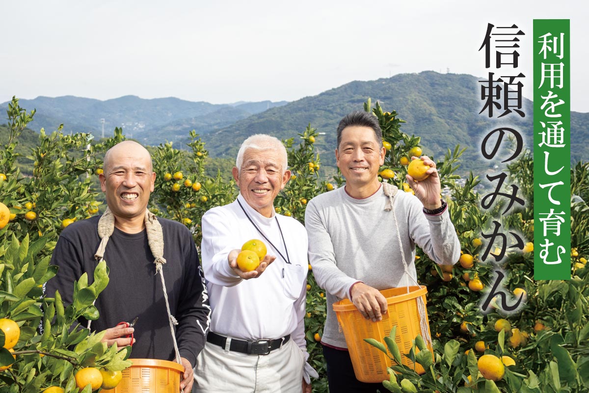 利用を通して育む 信頼のみかん~さんまるの温州みかん~