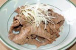 牛肉のにんにく味噌焼き