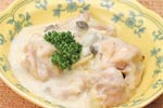 鶏モモ肉の簡単クリーム煮