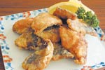 あじフィーレの竜田揚げ