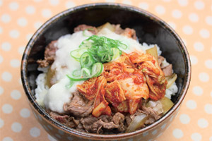 キムチ牛丼