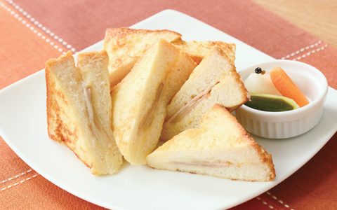 ハムとチーズのフレンチトースト