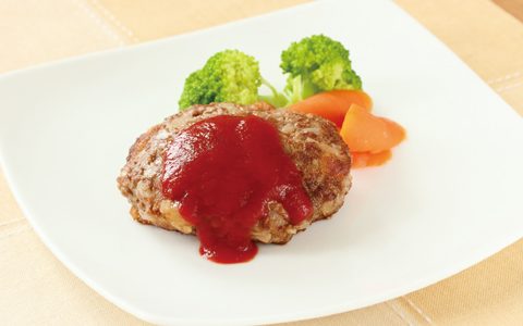 オーブンでハンバーグ