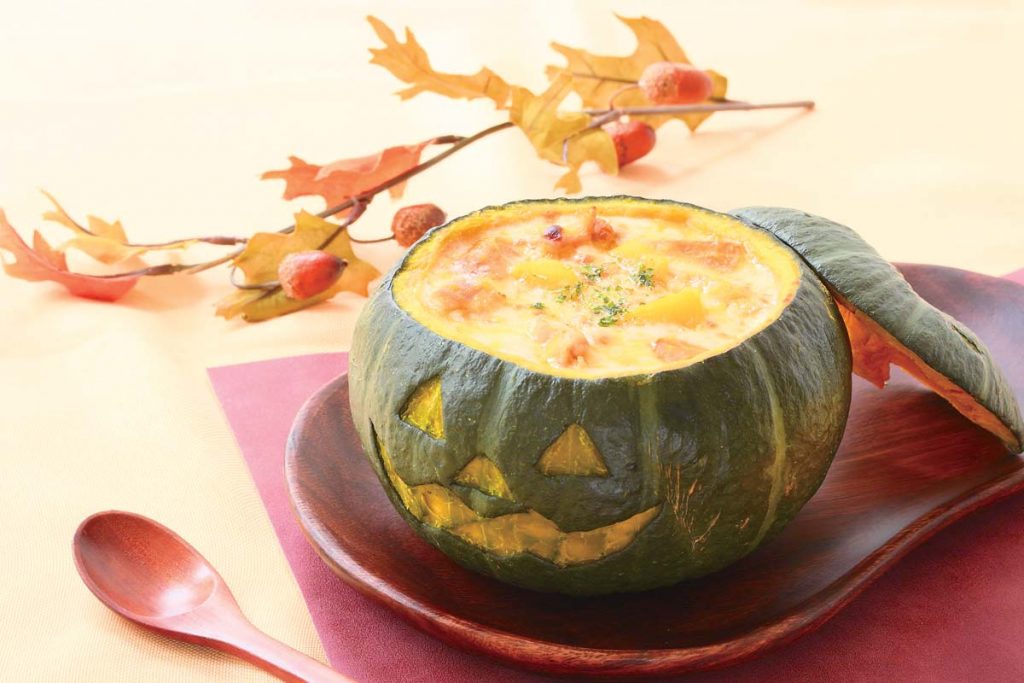 まるごとかぼちゃのシチューグラタン あいコープのレシピ集