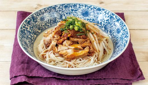 屋台風煮豚の混ぜ麺