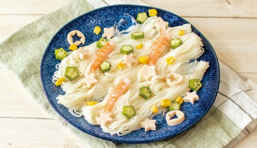 おさかなソーセージのお星さま麺