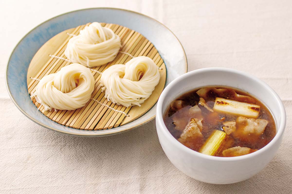 香ばしネギの豚つけ麺