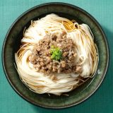 豚肉の白胡椒風味そうめん