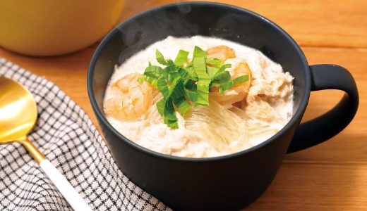 えびとヤマブシ茸の中華ミルクスープ