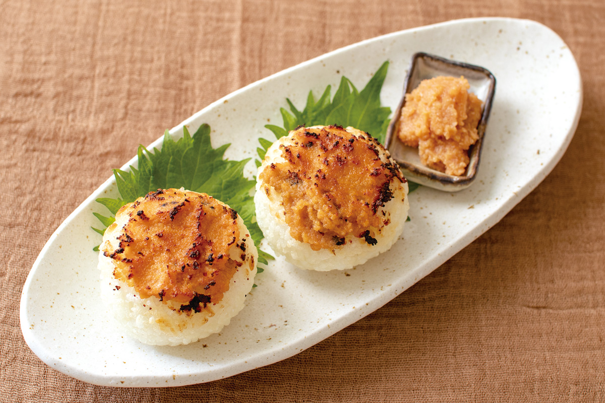 みそたらこの焼きおにぎり