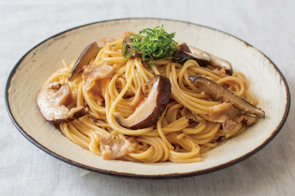 乾しいたけの旨みパスタ
