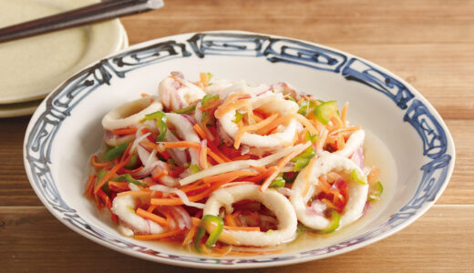 いかと香味野菜の南蛮漬け