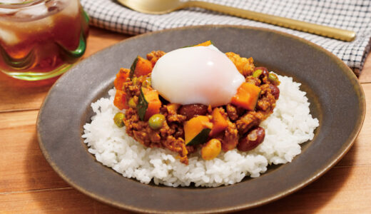 豆と野菜のドライカレー