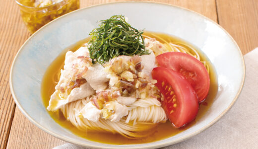 みょうがダレの冷しゃぶ麺