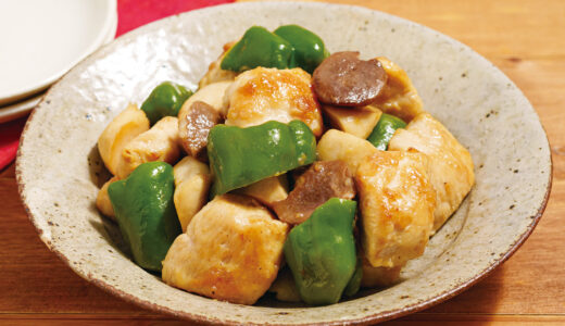 鶏ムネ肉のガリバタぽん酢