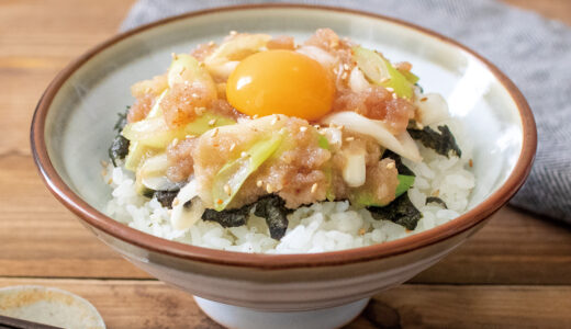 ネギ明太子丼