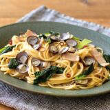 しじみとゆき菜のパスタ