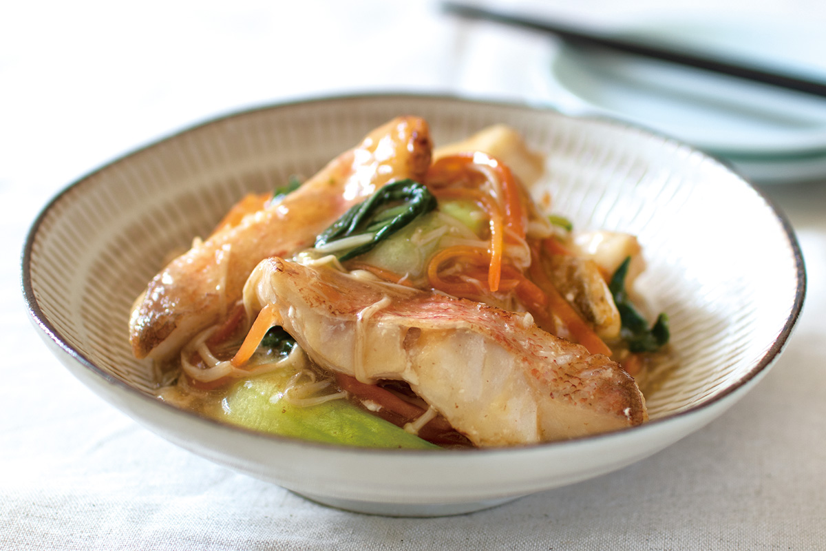 赤魚の野菜あんかけ
