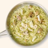 クリームジェノベーゼパスタ