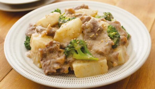 牛肉と長芋のごまみそ煮