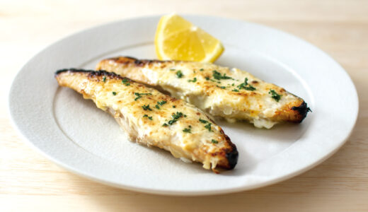銀ひらすのレモンマヨ焼き
