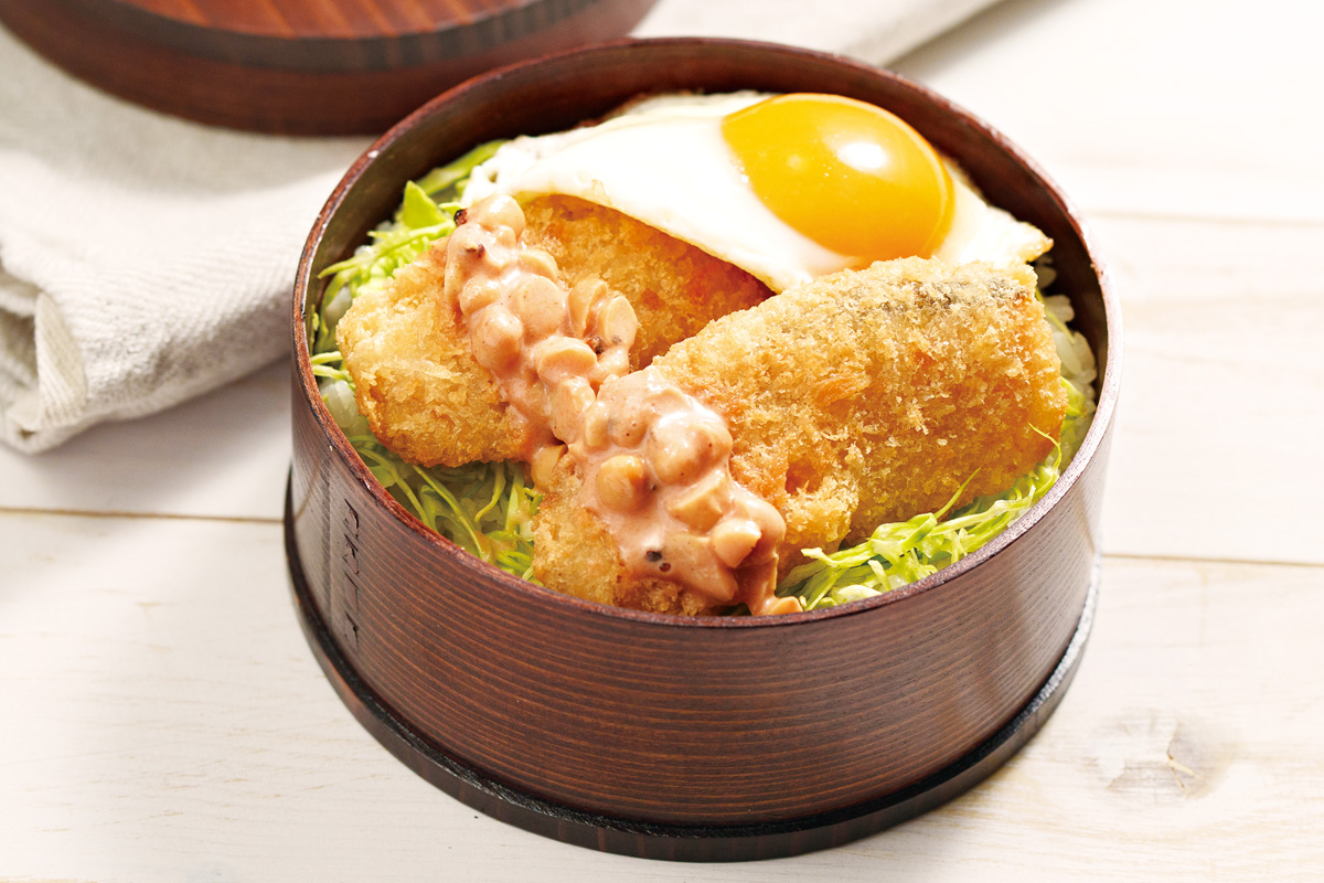フィッシュカツお弁丼