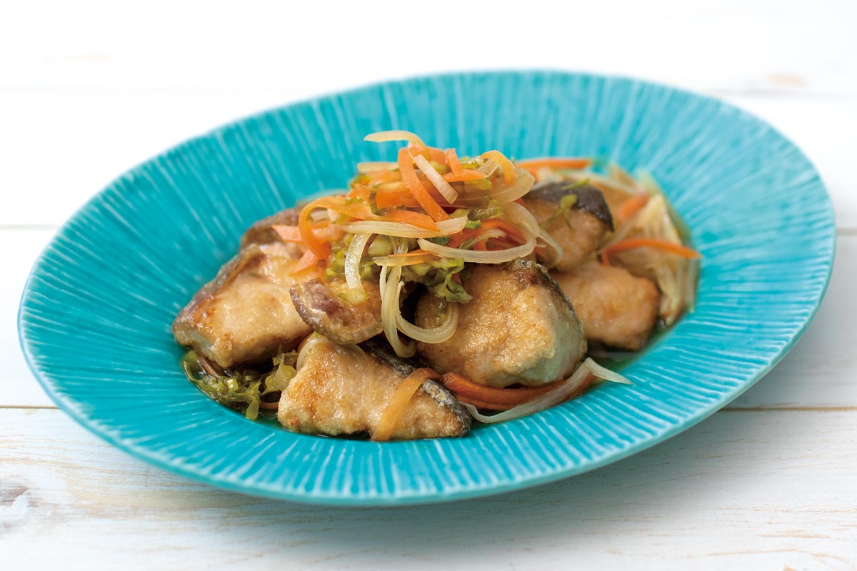 鮭と野菜の南蛮漬け