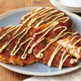 豚キムチのお好み焼き