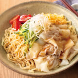 つるんとおいしい冷やしワンタン麺