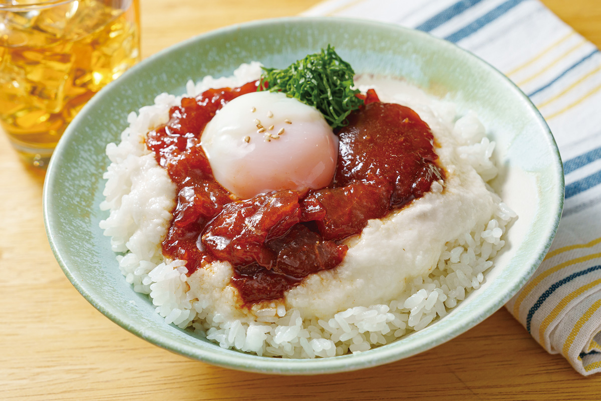 まぐろの山かけユッケ丼