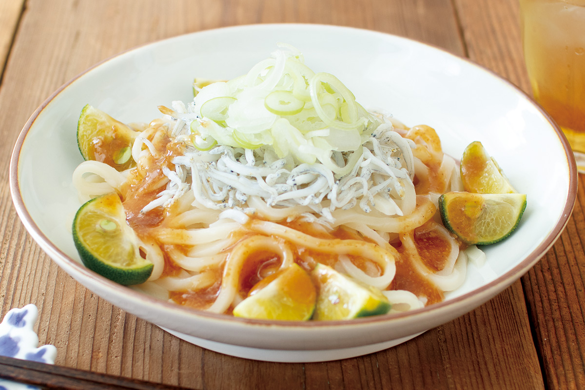 さっぱりしらすの冷うどん
