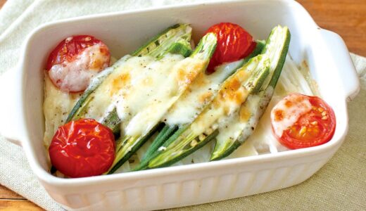 夏野菜のチーズ焼き