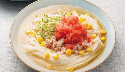 ひんやりトマト氷そうめん