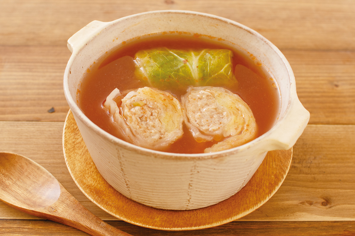 ロールキャベツのトマト煮込み