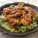 ぶりのネギだれ竜田揚げ