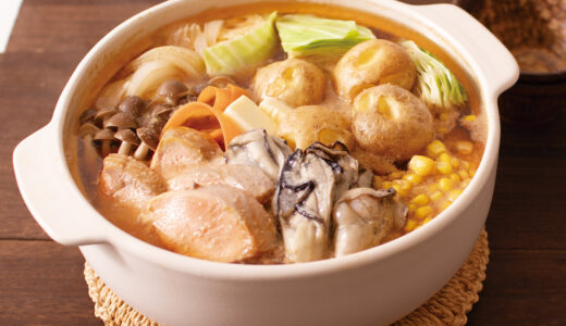 魚介たっぷり石狩風鍋