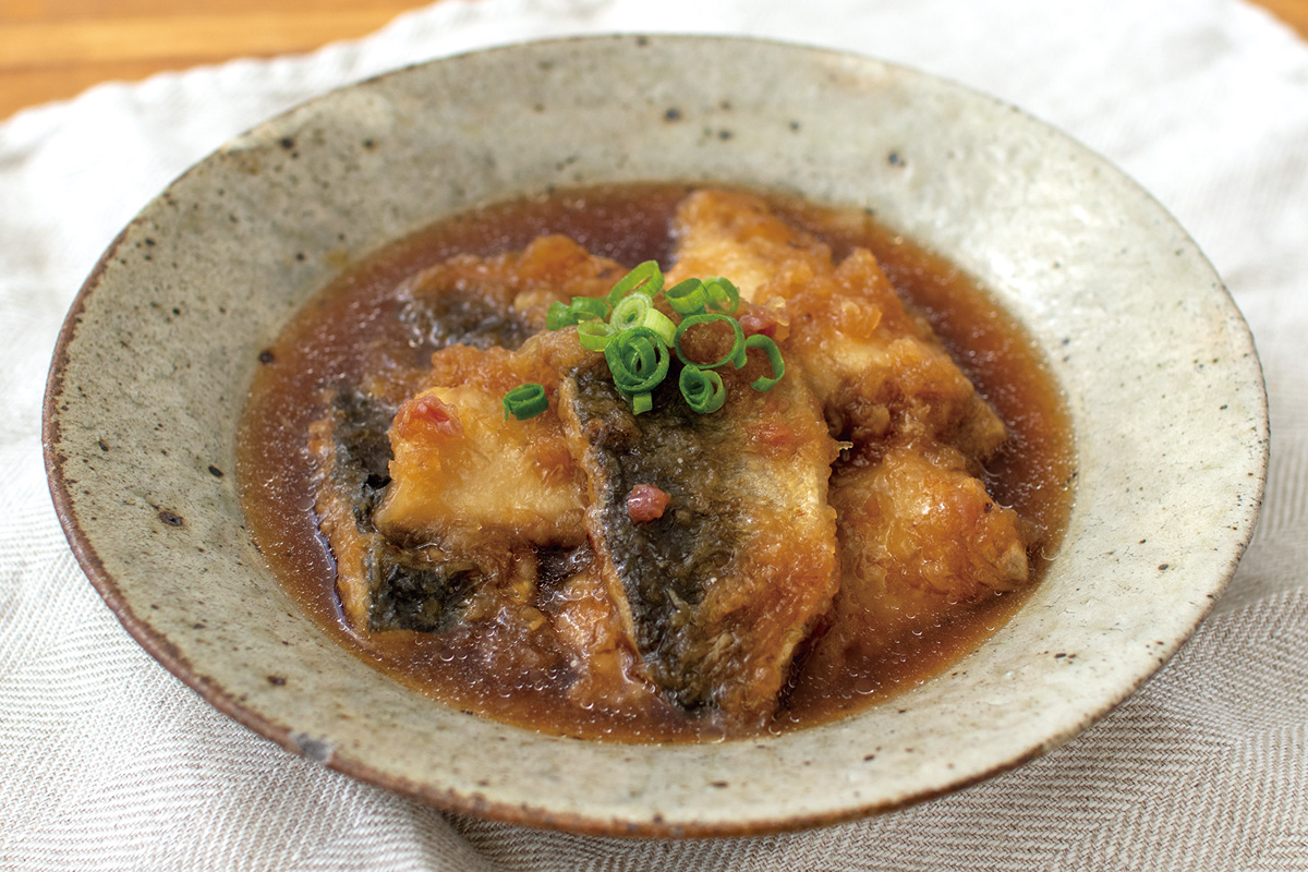 あじの梅みぞれ煮