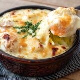 3種の魚介と白菜のグラタン