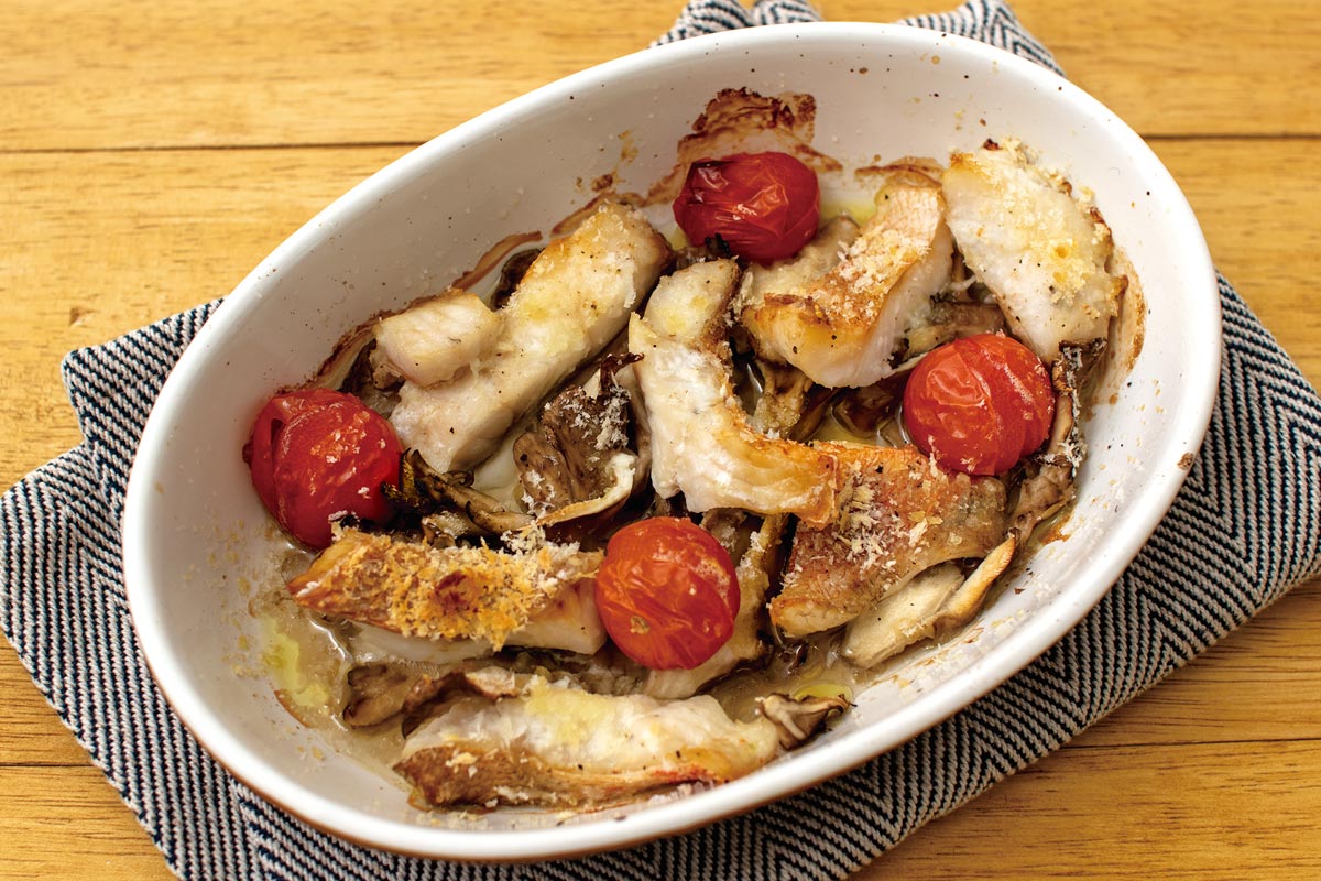 赤魚と舞茸のトースター焼