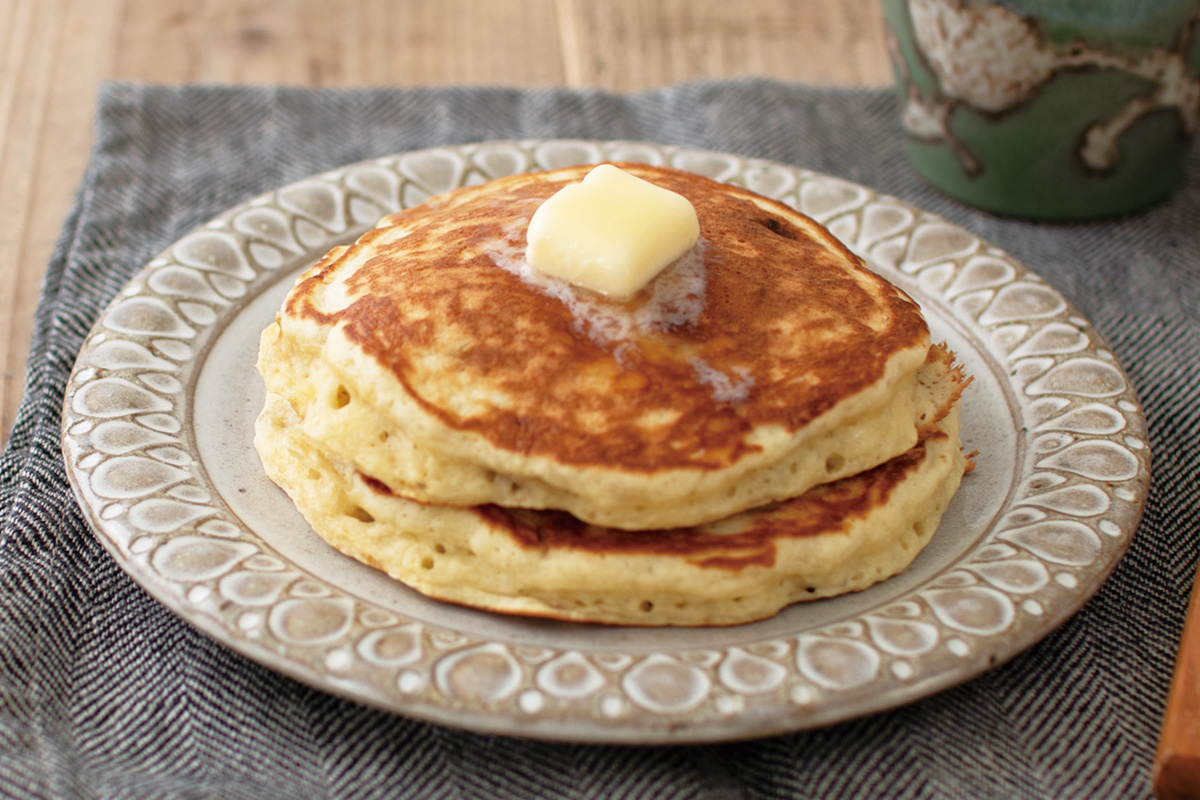 もっちりバナナパンケーキ