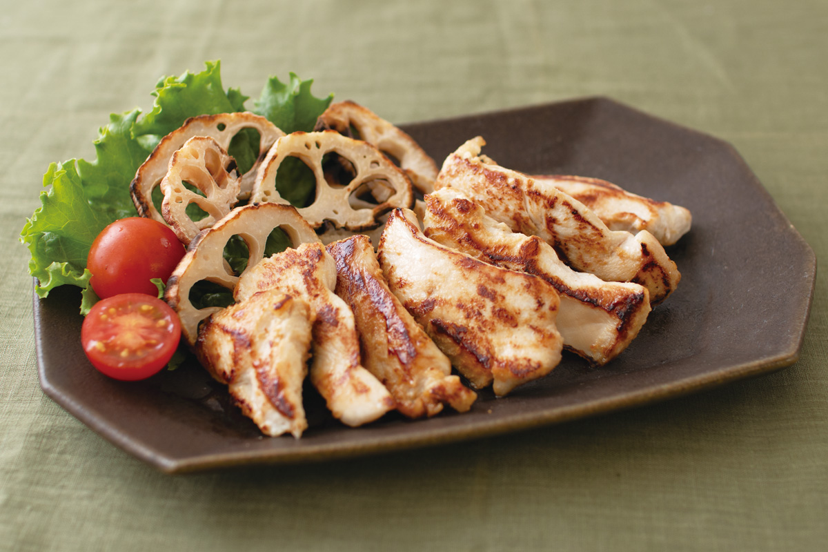 鶏肉の味噌かす焼