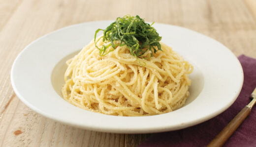 酒かすのたらこパスタ