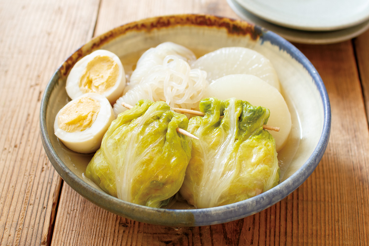 白菜巾着おでん