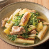 曲がりネギの鶏じゃが