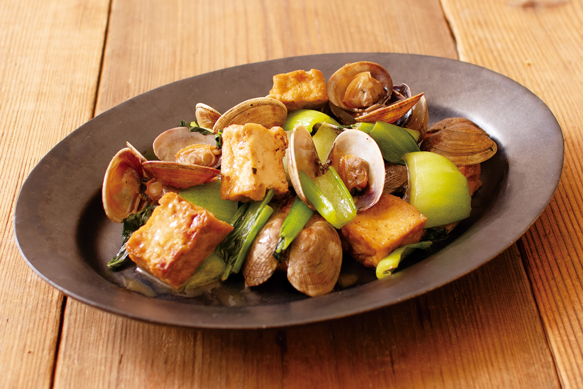 あさりのオイスター炒め